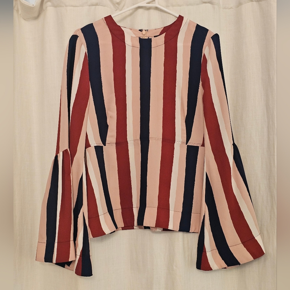 BCBG Stripe Top Size Small